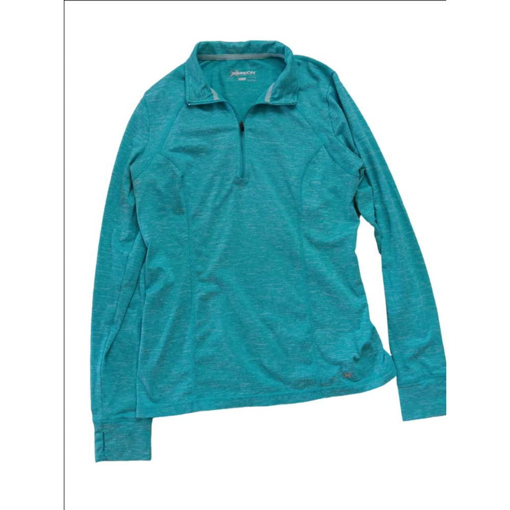 Women's Xersion Pullover Top Size S Teal
